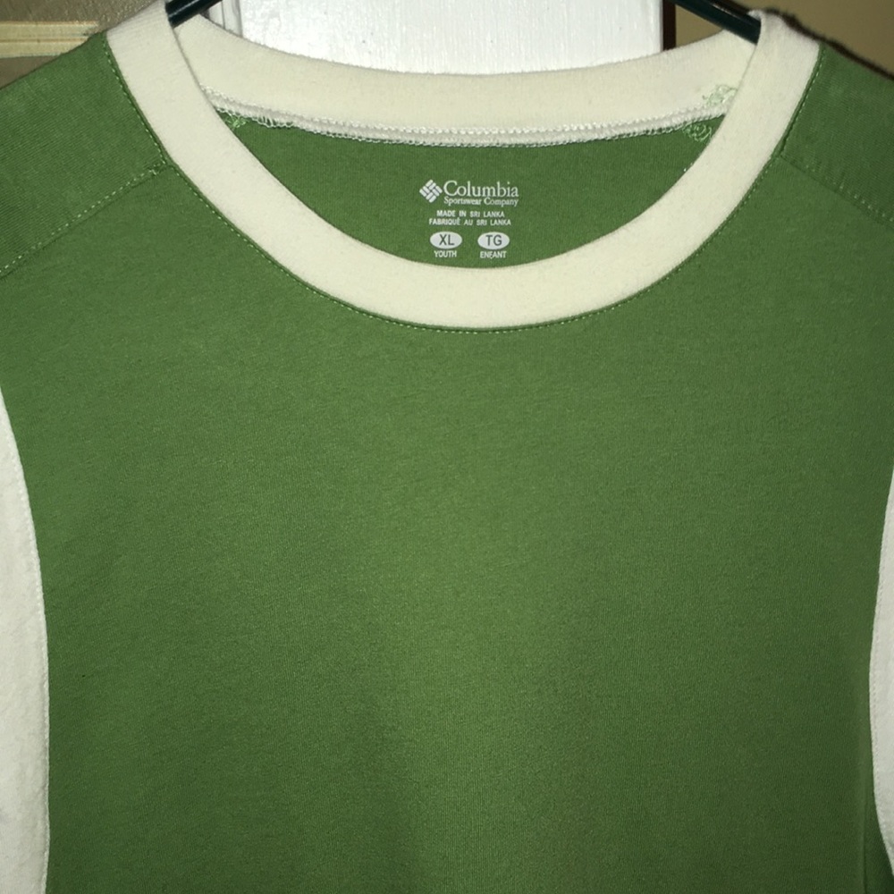 Columbia youth long sleeved shirt